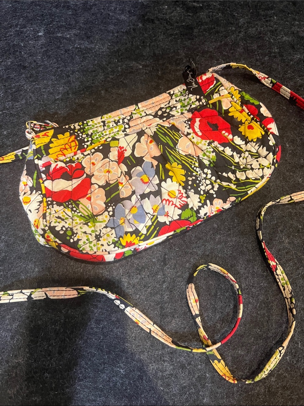 Vera Bradley Floral Quilted Crossbody Bag - Multicolor